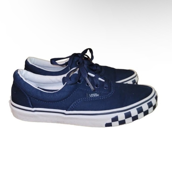 Vans 4.5 kids/mens 6 womens navy blue shoes - Picture 3 of 7